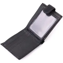 Чоловічий шкіряний гаманець ST Leather 11,5х9,5х1,5 см acs0028284 - мініатюра 4