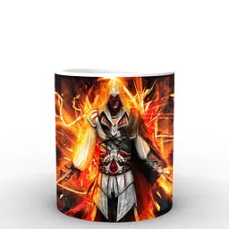 Кухоль GeekLand Assassins Creed полум'я AC.02.19 330 мл білий - мініатюра 3