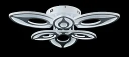 Люстра стельова LED Splendid Ray L22800/3+3, 114W, білий, сучасний стиль з пультом, димером, 58 см - мініатюра 2
