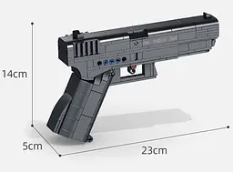 Конструктор Автоматичний Пістолет G18 Glock 336 Деталей - мініатюра 7