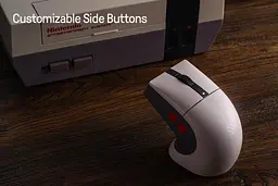 Бездротова миша 8BitDo Retro R8 Mouse 26000 DPI, PAW3395 2.4G/BT N Edition - мініатюра 4