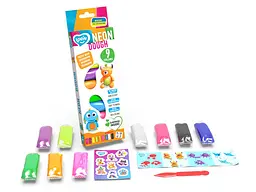 Набір тісту для ліплення "Neon" ТМ Lovin 41179, 9 кольорів