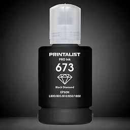 Чорнило PRINTALIST 673 для Epson L800 140г Black водорозчинне (PL673B) - мініатюра 6