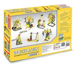 Конструктор Zephyr Mechanix Funfair металевий з електромотором 205 елементів 7 моделей - мініатюра 7
