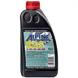 Гальмівна рідина Alpine Brake Fluid DOT 4 LV 1 л
