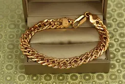 Браслет Xuping Jewelry ромб з огранкою 20,5 см 9 мм золотистий