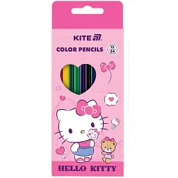 Олівці кольорові двосторонні Kite Hello Kitty 12 шт. (HK25-054-1)