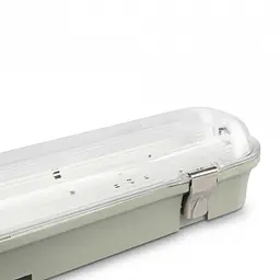 LED світильник IP65 лінійний під лампу 2хТ8 VIDEX 0,6М 220V - мініатюра 4