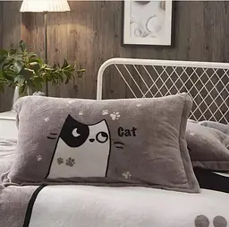 Постільна білизна плюшева двоспальна Dushka Home 20690 180х215 см - мініатюра 2