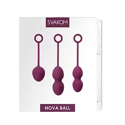 Набір вагінальних кульок зі зміщеним центром ваги Svakom Nova Violet - мініатюра 6
