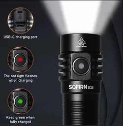 Портативний світлодіодний ліхтарик Sofirn SC18 1800lm - мініатюра 5
