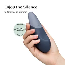 Мінівібратор Womanizer Vibe Dark Blue, 3 авторежими + 10 рівнів інтенсивності - мініатюра 5