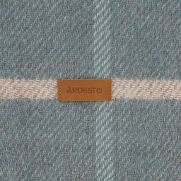 Плед Ardesto Leonardo Alpina 140x200 см 100% вовна блакитний pbe0050501 - мініатюра 8