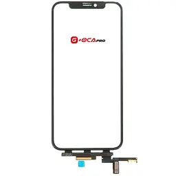 Сенсорний екран iPhone XS чорний, з коротким шлейфом, з OCA-плівкою, G+OCA PRo