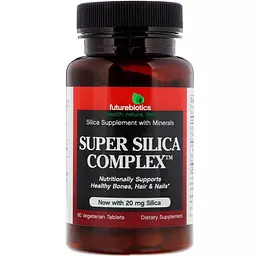 Поживний комплекс для здоров'я кісток, волосся і нігтів FutureBiotics Super Silica Complex 60 вегетаріанських таблеток
