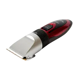 Машинка для стрижки волосся Gemei GM-550 бездротова з керамічними лезами чорна з червоним (GM-550_416) - мініатюра 2