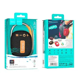 Портативна акустика Hoco Easy joy sports BT speaker HC17 із карабіном чорна - мініатюра 3