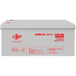 Акумулятор LogicPower GEL 12V/200Ah/2400Wh [4156] [109885] - мініатюра 2