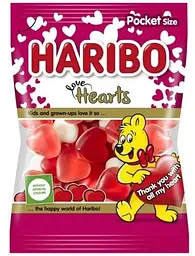 Желейки Haribo Love Hearts 100 г