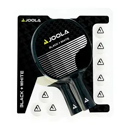 Набір для настільного тенісу Joola Black White 2 Bats 8 Balls (54817)