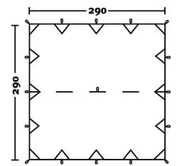 Тент Wechsel Tarp Elements TL Camo (231148) (DAS302755) - мініатюра 2