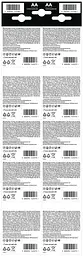 Батарейка DURACELL LR06 MN1500 уп. 1х2 шт відривна (плакат 2х10) (6768607) - мініатюра 3