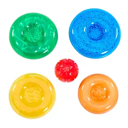 Сенсорний конструктор Jelly Blox серії Lil Jellies Пірамідка-кольоринка (937837) - мініатюра 4