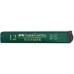 Грифель для механічного олівця "Faber-Castell" /OF/9125/521512/ 0.5ММ 2Н, 12шт у пеналі (12/576)