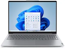 Ноутбук Lenovo 16 ThinkBook 16-G8 WUXGA IPS AG/Intel U7-255H/16GB/512SSD/UMA/W11P/Gray (21SK007GRA)