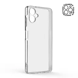 Прозрачный чехол для Samsung Galaxy A06 (A065) с защитой камеры, тонкий, силиконовый, бесцветный, ударопрочный, противоударный бампер с закрытой камерой, ArmorStandart (ARM80123) - мініатюра 2