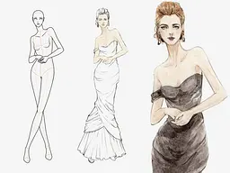 Poses for Fashion Illustration (Card Box) - мініатюра 10