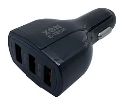 Автомобільний зарядний пристрій XON UniLink QC3.0 + 2 x 5V/3.1A Black (CU003A30QB 3432) - мініатюра 3