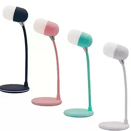 Настільна LED-лампа MD-088 з бездротовою зарядкою, Bluetooth-колонкою та динаміком
