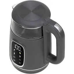Електрочайник Adler AD 1305 grey 1850-2200 Вт 1.7 л скло встановлення температури - мініатюра 2