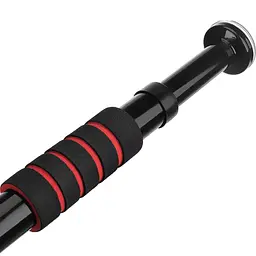 Турнік розсувний GYMTEK 63-100см чорно-червоний - мініатюра 5