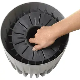 Вазон Lamela Mira 39х46.3 см сірий (9279111) - мініатюра 3