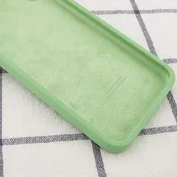 Чохол Silk Square Full Camera Protective (AA) NO LOGO для Apple iPhone 11 (6.1") М'ятний / Mint - мініатюра 3