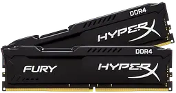 Оперативна пам'ять HyperX 8GB (2x4GB) DDR4 2400MHz Fury (HX424C15FBK2/8) Б/В