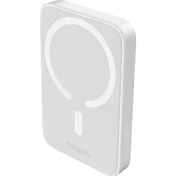 Портативна батарея - акумулятор бездротовий Baseus Magnetic Mini 20W 6000mAh білий - мініатюра 8