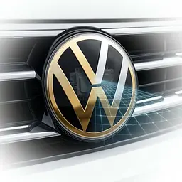 Емблема решітки Volkswagen TIGUAN II LIFT на радар дистронік D145 мм OEM 5NA853601 (VAG) - мініатюра 2