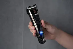 Машинка для стрижки Ardesto HC-Y30-DBS /4.5Вт/чорний+метал/дисплей - мініатюра 2
