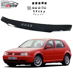 Дефлектор капоту мухобійка для Volkswagen Golf IV 1997-2003 (Vip Tuning) VW12
