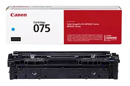 Canon Картридж Canon 075C MF664Cdw/MF667Cdw/LBP646Cdw/LBP647Cdw Cyan (1300 стор.) - мініатюра 2