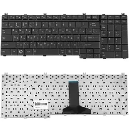Клавіатура для ноутбука TOSHIBA (A500 L350 L500 L550 P200 P300 P500) rus чорний (chiclet)