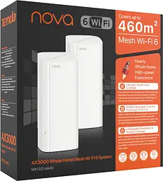 Система WiFi-Mesh MX12 NOVA AX3000, 2мод Tenda teh0017253 - мініатюра 8