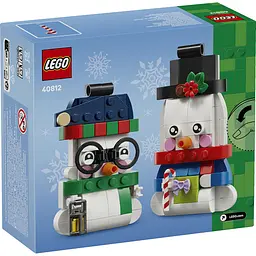Конструктор LEGO Iconic Прикраси зі сніговиком 168 ел. (40812) - мініатюра 4