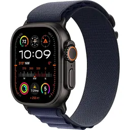 Смарт-годинник Apple Watch Ultra 2 49mm Black Titanium Case with Navy Alpine Loop Small (MYTF3+MYPW3) [114893]