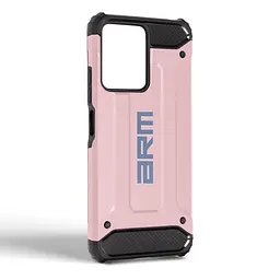 Чехол для Xiaomi Redmi Note 12 4G, Panzer, розовый, противоударный, бронированный, милитари, панель-накладка, защита всего корпуса, защита дисплея и камеры, термополиуретан (TPU) + поликарбонат (PC), ArmorStandart (ARM71476) - мініатюра 2