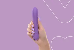 Вібратор з підігрівом FairyGasm WowGenie violet, підігрів до 42 °C - мініатюра 7