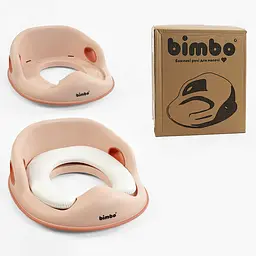 Накладка на унітаз Bimbo, 31x34x11 см, знімне м’яке сидіння, BM-07815
